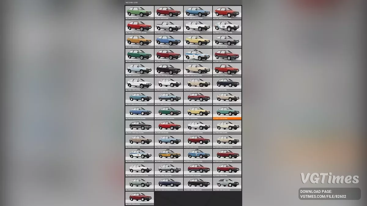 BeamNG.drive — VAZ 2108 / 2109 Satelite