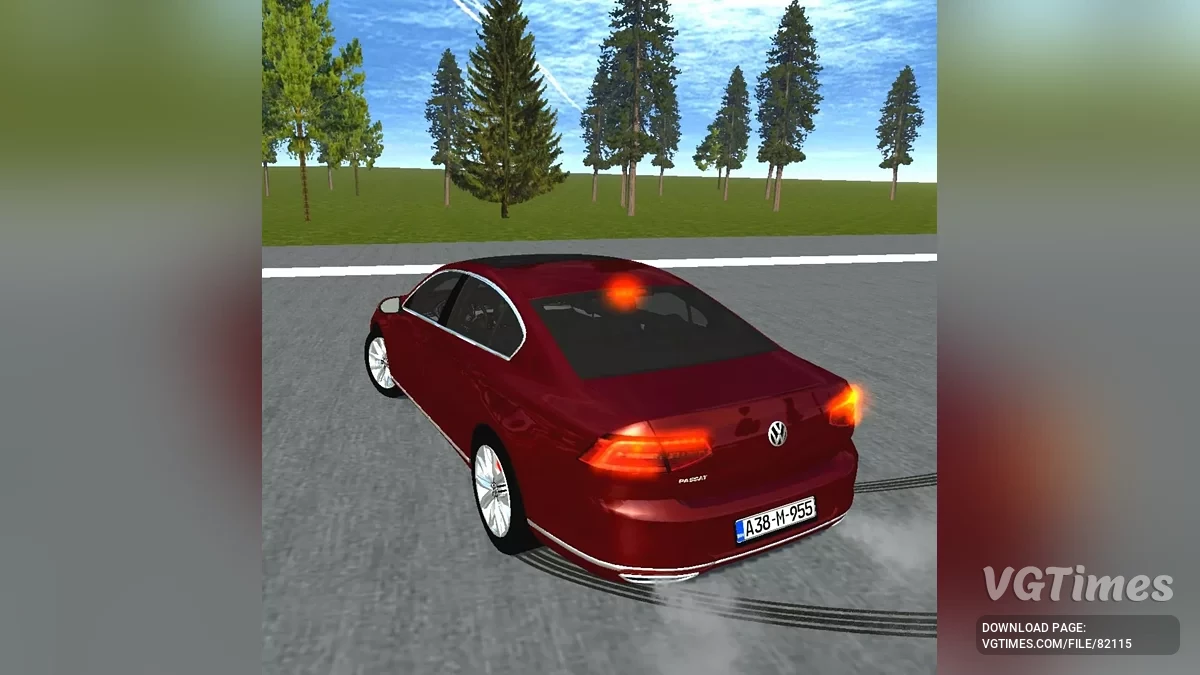 Simple Car Crash Physics Sim — Фольксваген Пассат B8