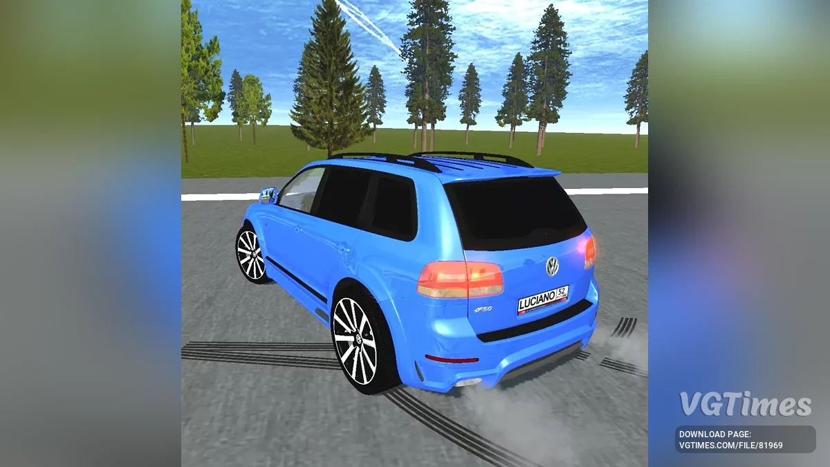 Simple Car Crash Physics Sim — Volkswagen Touareg R50