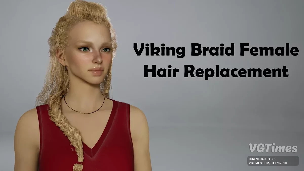 inZOI — Viking braid female hair replacement