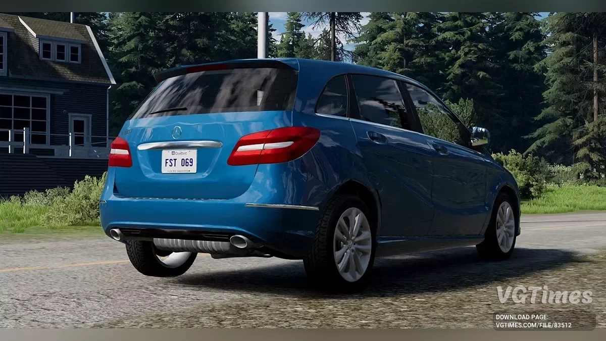 BeamNG.drive — Mercedes-Benz Klasa B 2011-2014 v2.2 (0.35.x)
