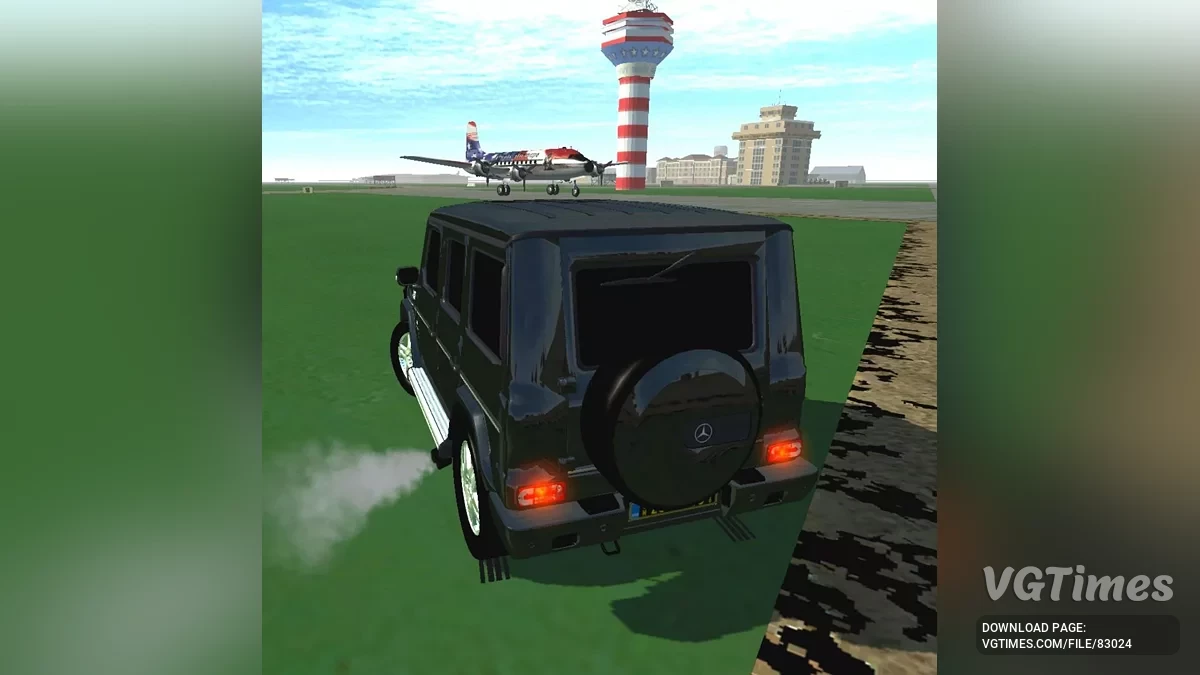 Simple Car Crash Physics Sim — Aeropuerto en Luisiana
