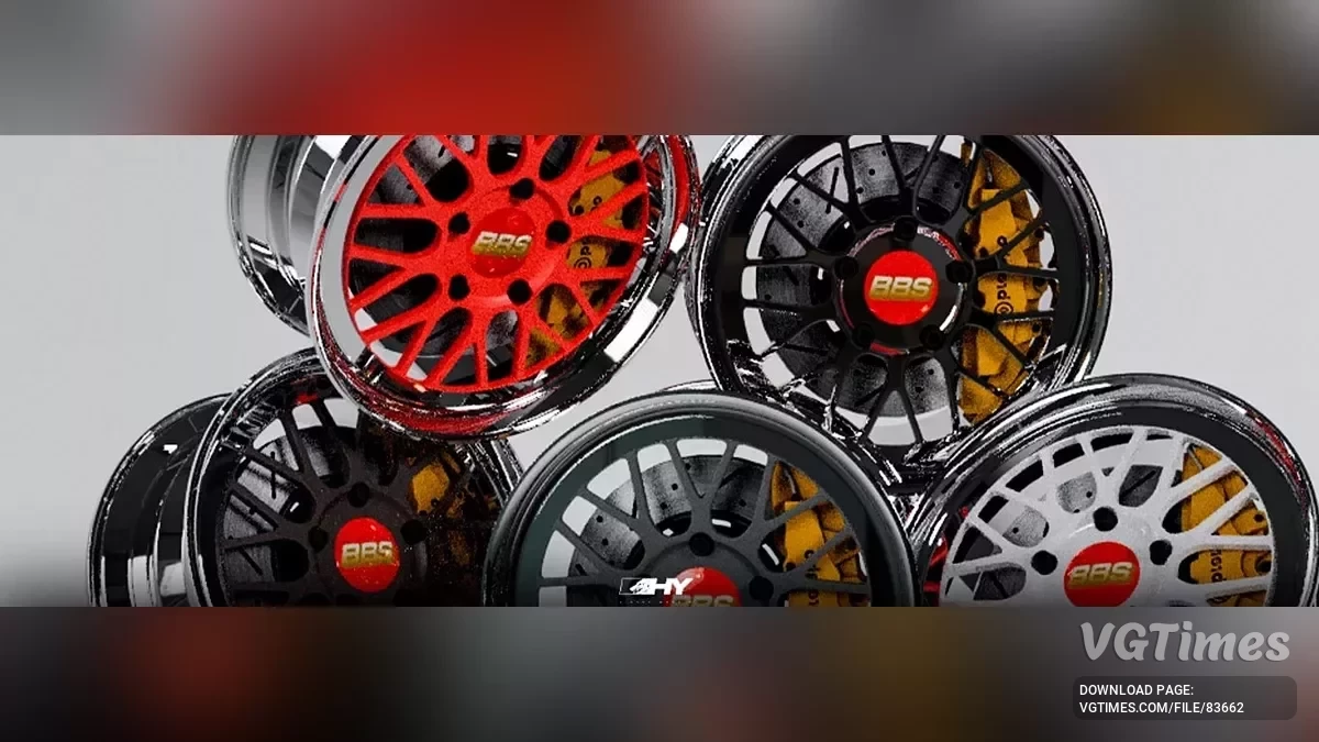 BeamNG.drive — Pak kół BBS LM v1.0 (0.35.x)