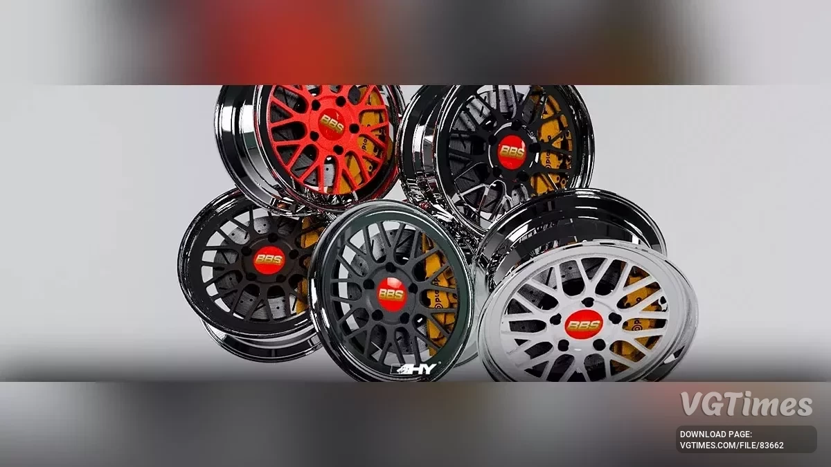 BeamNG.drive — Pak kół BBS LM v1.0 (0.35.x)