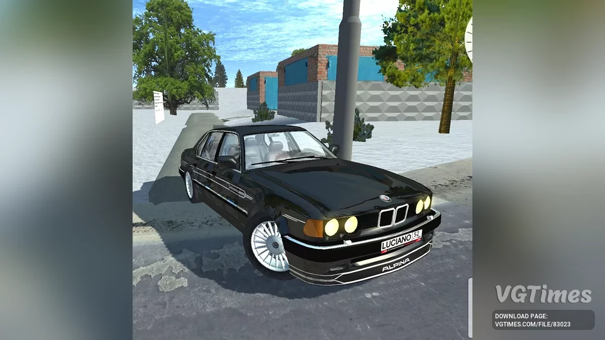 Simple Car Crash Physics Sim — BMW Alpina E32