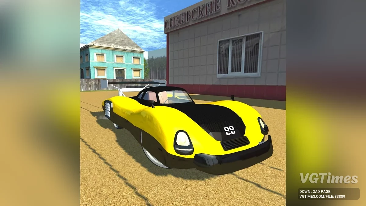 Simple Car Crash Physics Sim — Coche DD68 LeMans SporeGA