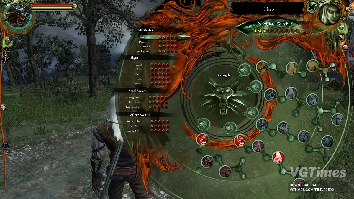The Witcher 3: Wild Hunt - Complete Edition — "Witcher 1" Yetenek Ağacı
