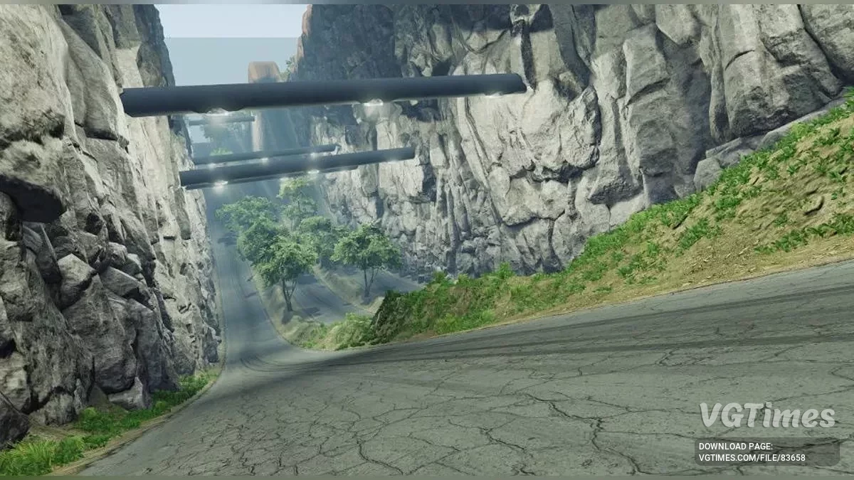 BeamNG.drive — Спуск у Падіння v2.0 (0.35.x)