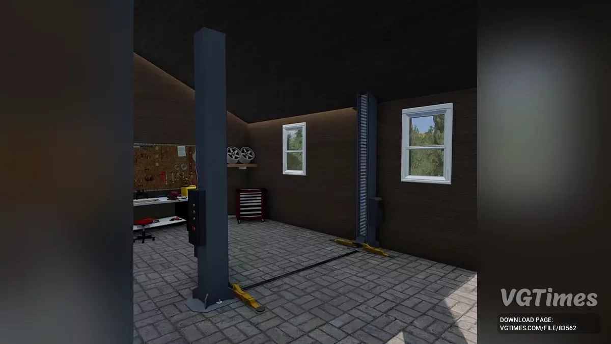 BeamNG.drive — Двостійний підйомник v1.0 (0.35.x)