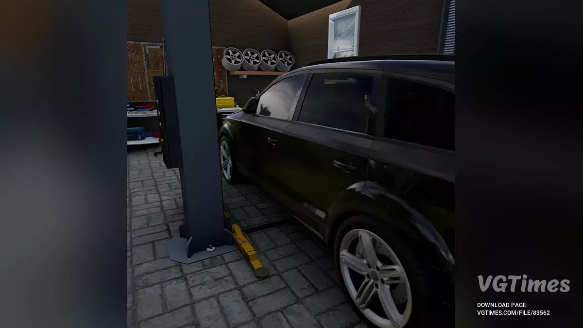 BeamNG.drive — Elevador de dos postes v1.0 (0.35.x)