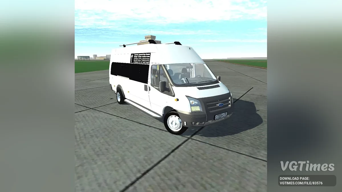 Simple Car Crash Physics Sim — Ford Transit Chechenia