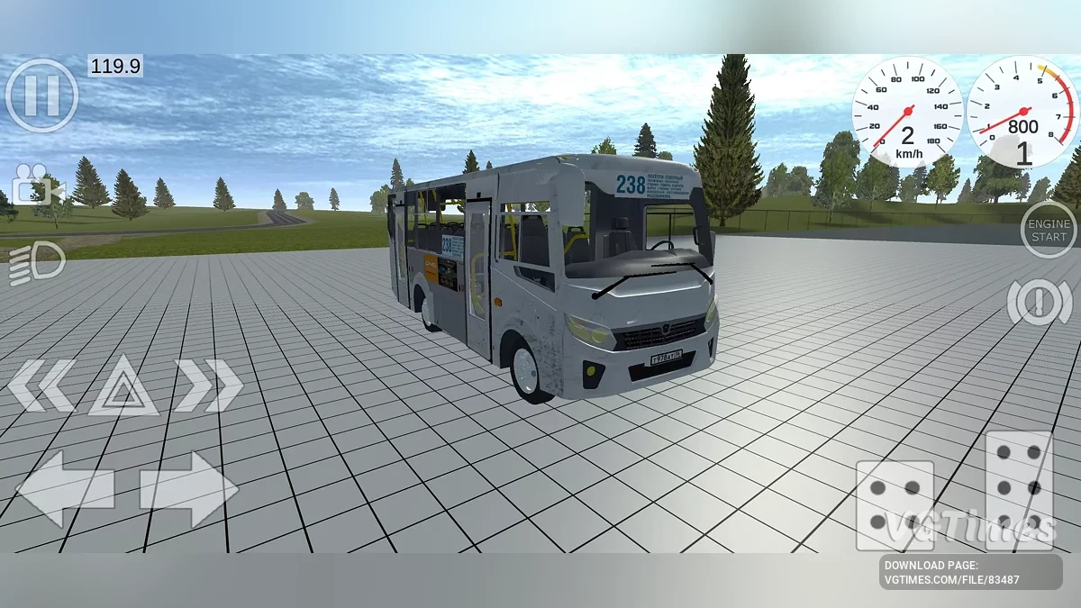 Simple Car Crash Physics Sim — Minibús urbano destartalado PAZ Vector Next