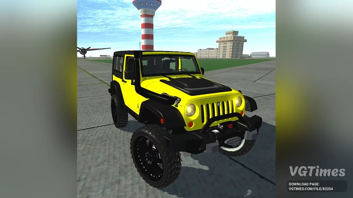 Simple Car Crash Physics Sim — jeep wrangler