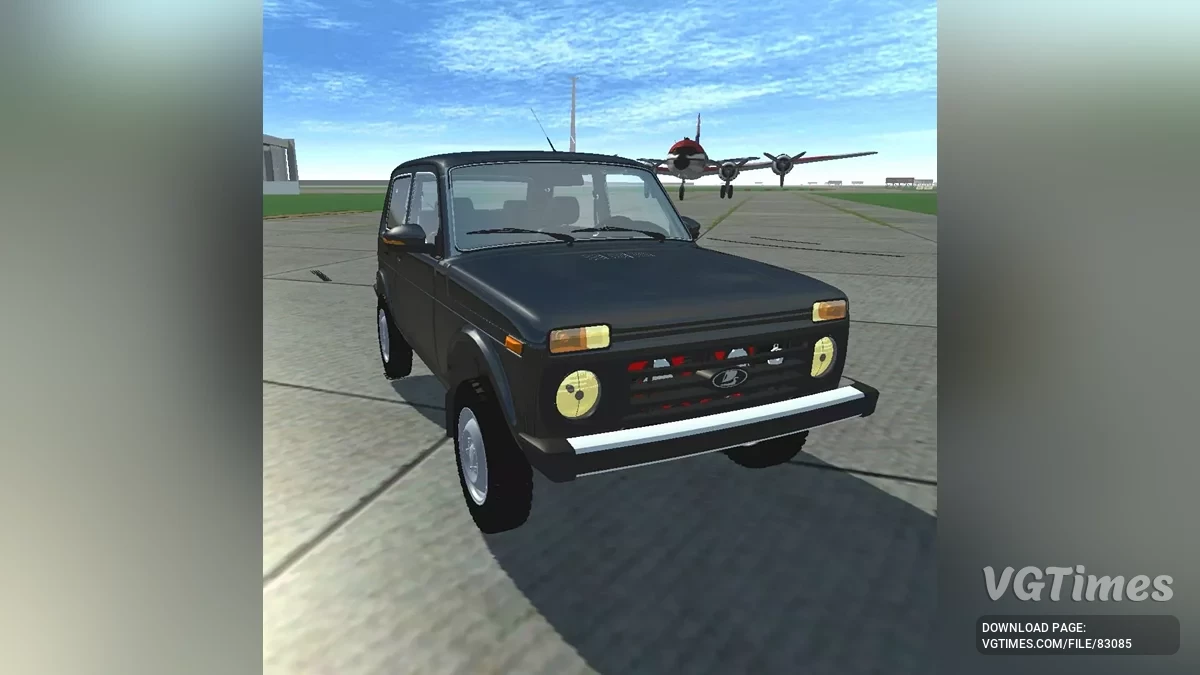 Simple Car Crash Physics Sim — Lada Niva con licencia