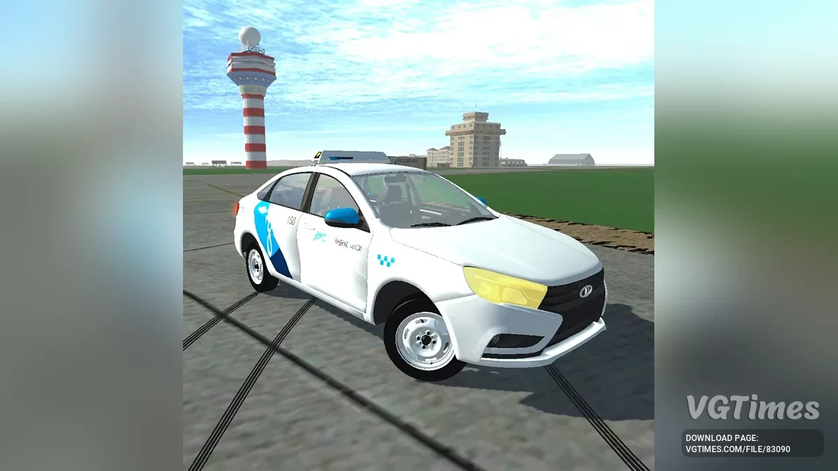 Simple Car Crash Physics Sim — Лада Веста Яндекс таксі