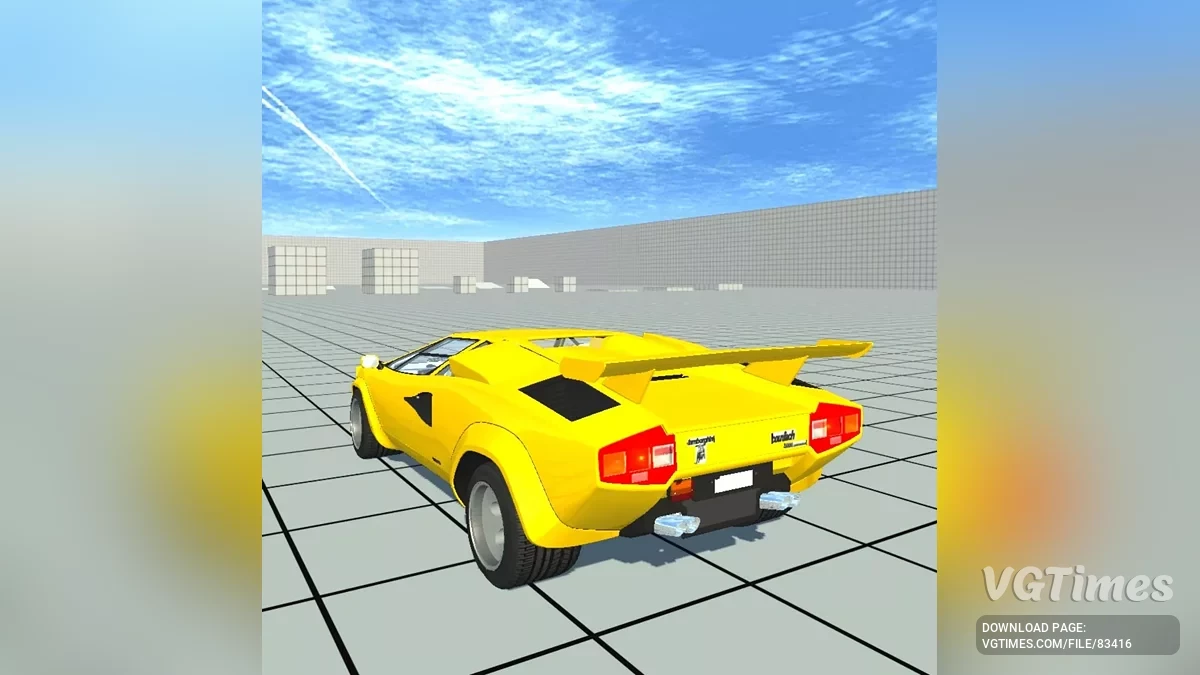 Not Simple Car Crash — Lamborghini Countach