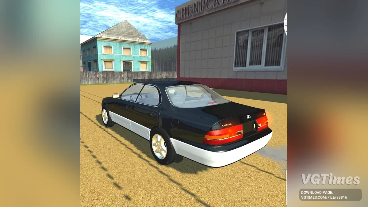 Simple Car Crash Physics Sim — Lexus ES250 1992