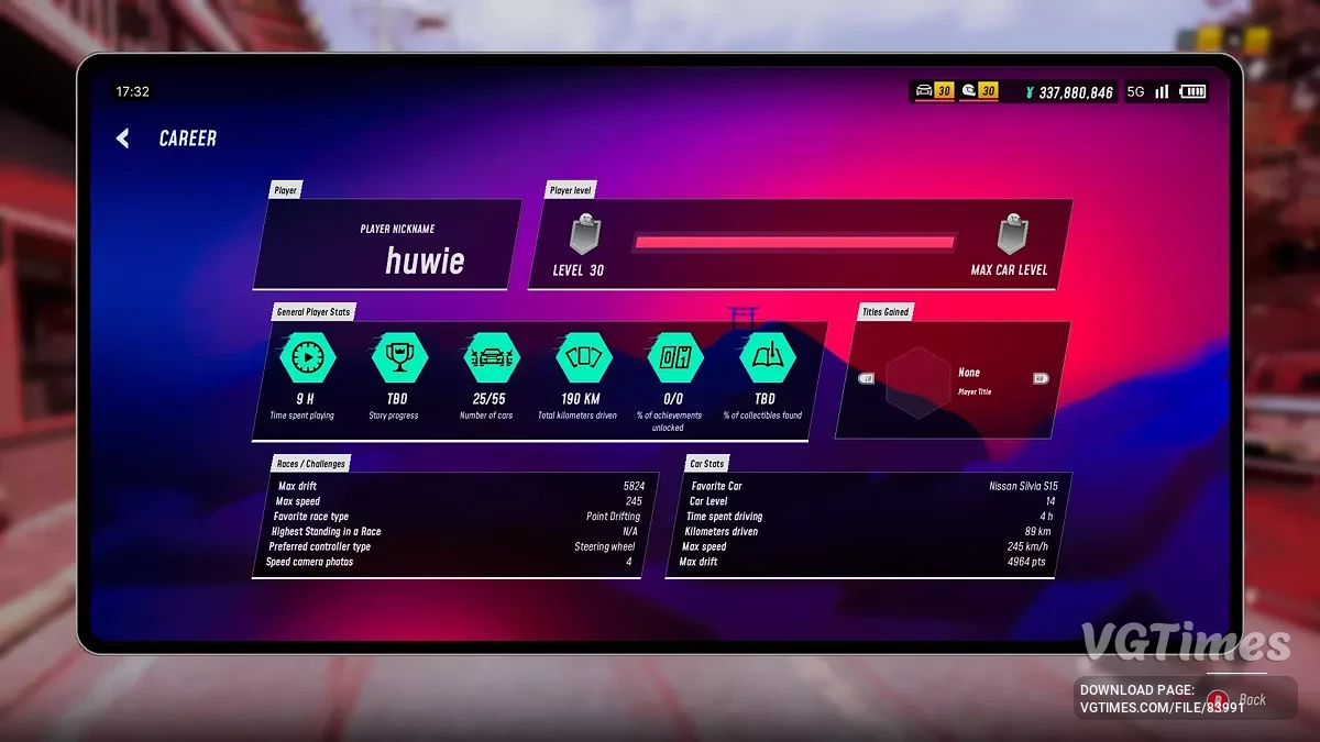 JDM: Japanese Drift Master — Максимальний рівень