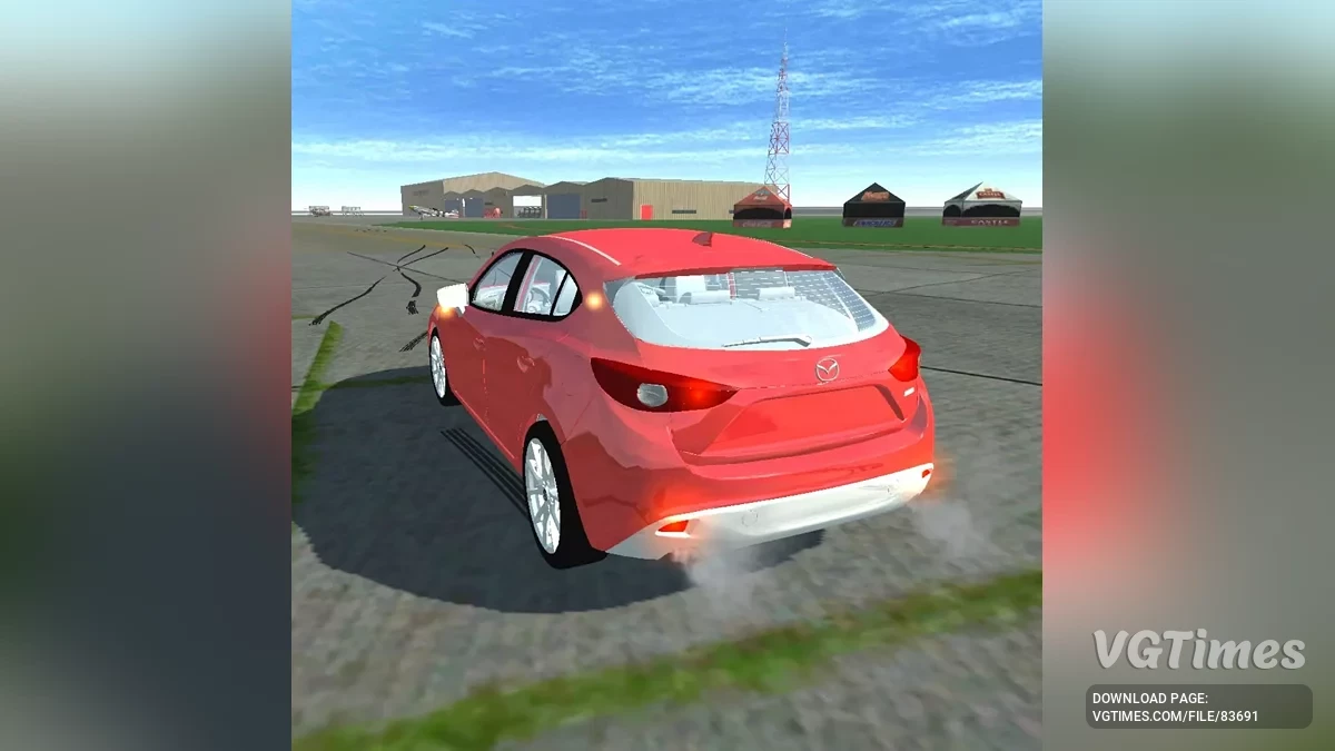 Simple Car Crash Physics Sim — Mazda 3 (2014)