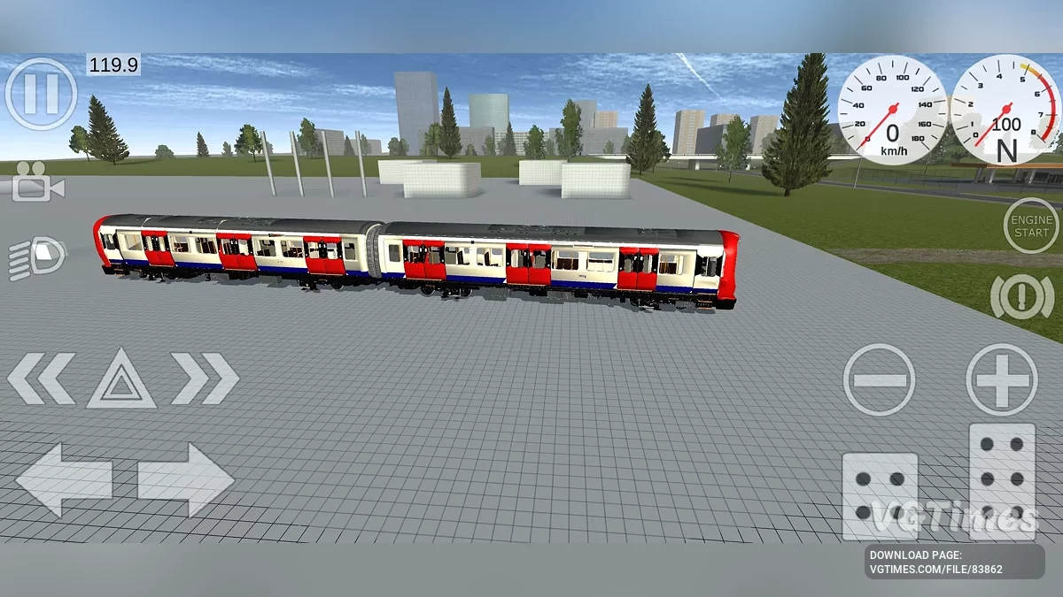 Mini-tren del metro