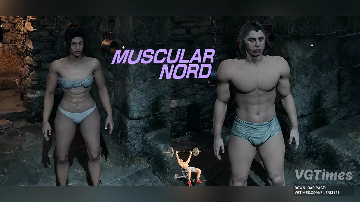 The Elder Scrolls 4: Oblivion Remastered — Nórdicos musculosos