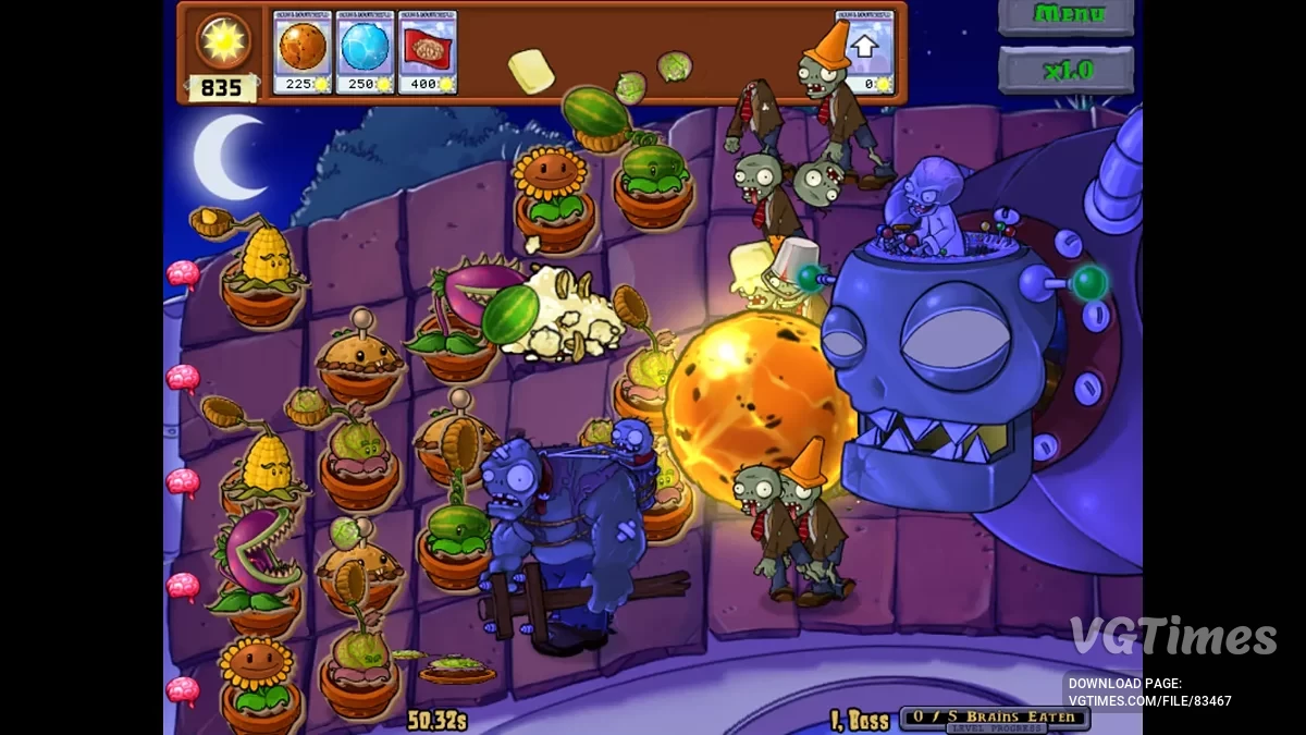 Plants vs. Zombies — Дивний мод + Хардкорний EX-режим [v2.0]