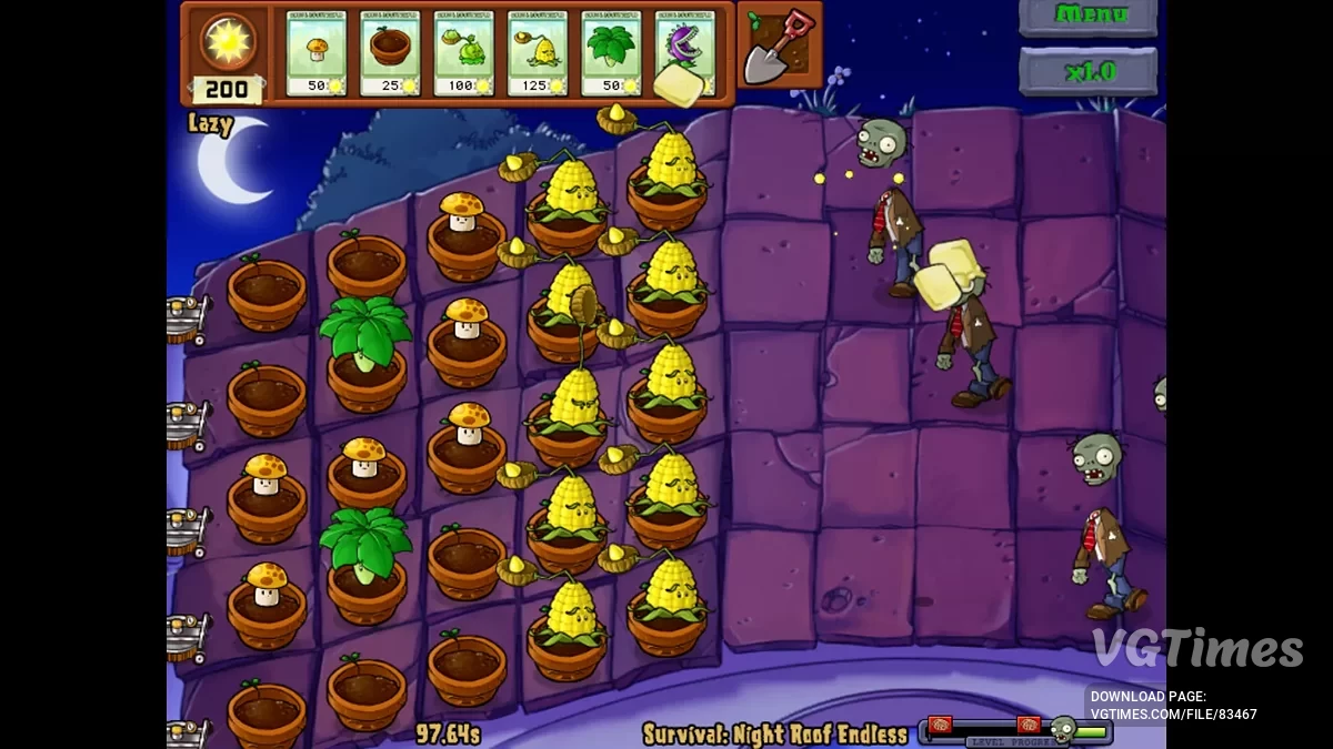 Plants vs. Zombies — Дивний мод + Хардкорний EX-режим [v2.0]