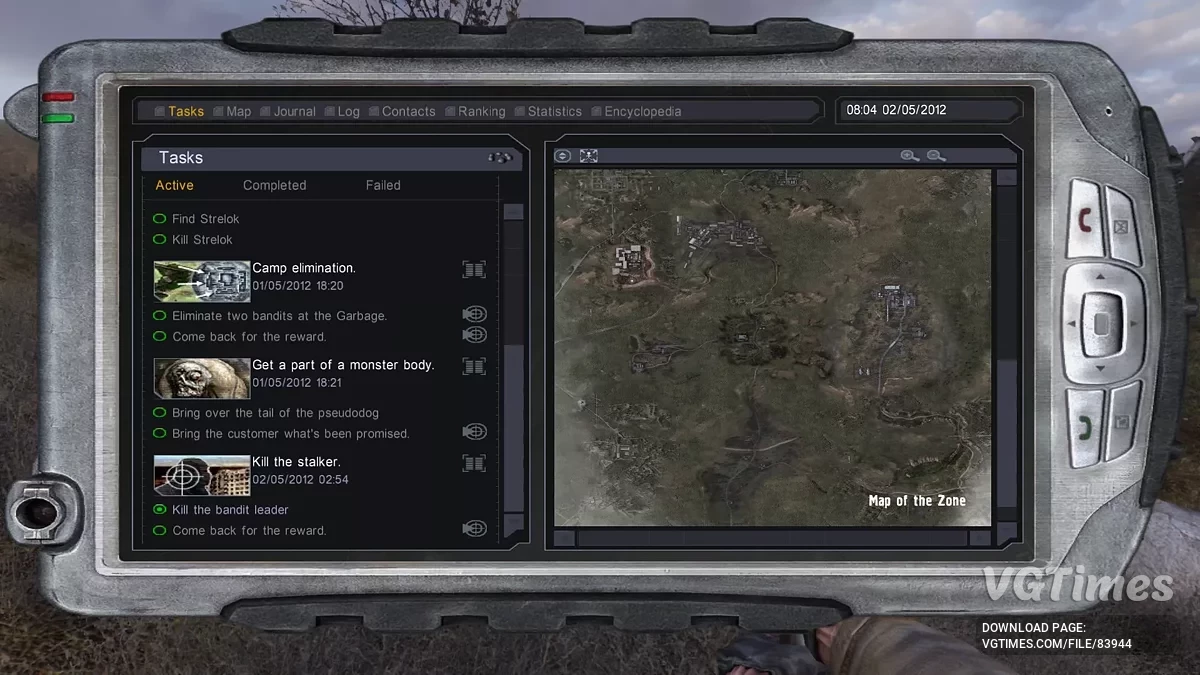 S.T.A.L.K.E.R.: Shadow of Chornobyl - Enhanced Edition — Deshabilitar límites de tiempo para misiones