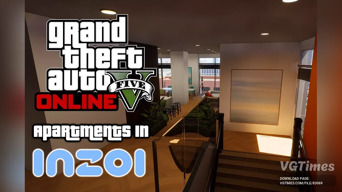 inZOI — Penthouse iz igre GTA 5 Online