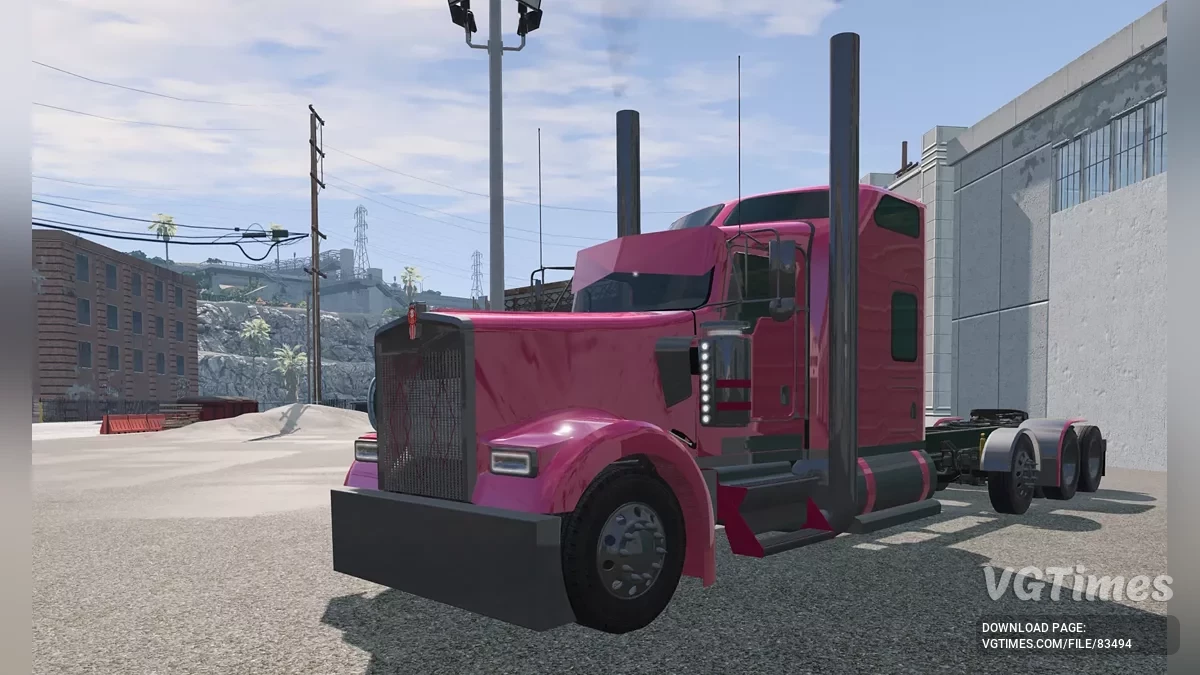 BeamNG.drive — Pete W900 MS Semi v2.0 (0.35.x)