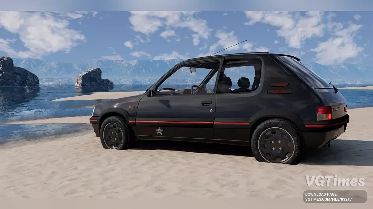 BeamNG.drive — Peugeot 205 JP v4.1 (0.35.x)