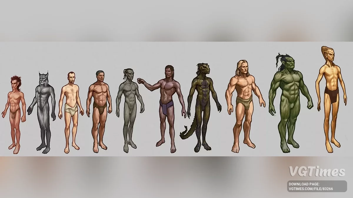 The Elder Scrolls 4: Oblivion Remastered — Transformaciones raciales del cuerpo
