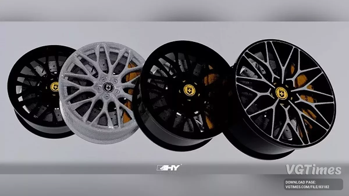 BeamNG.drive — Пакет коліс RIM'S HRE P200 v1.0 ReWork (0.35.x)