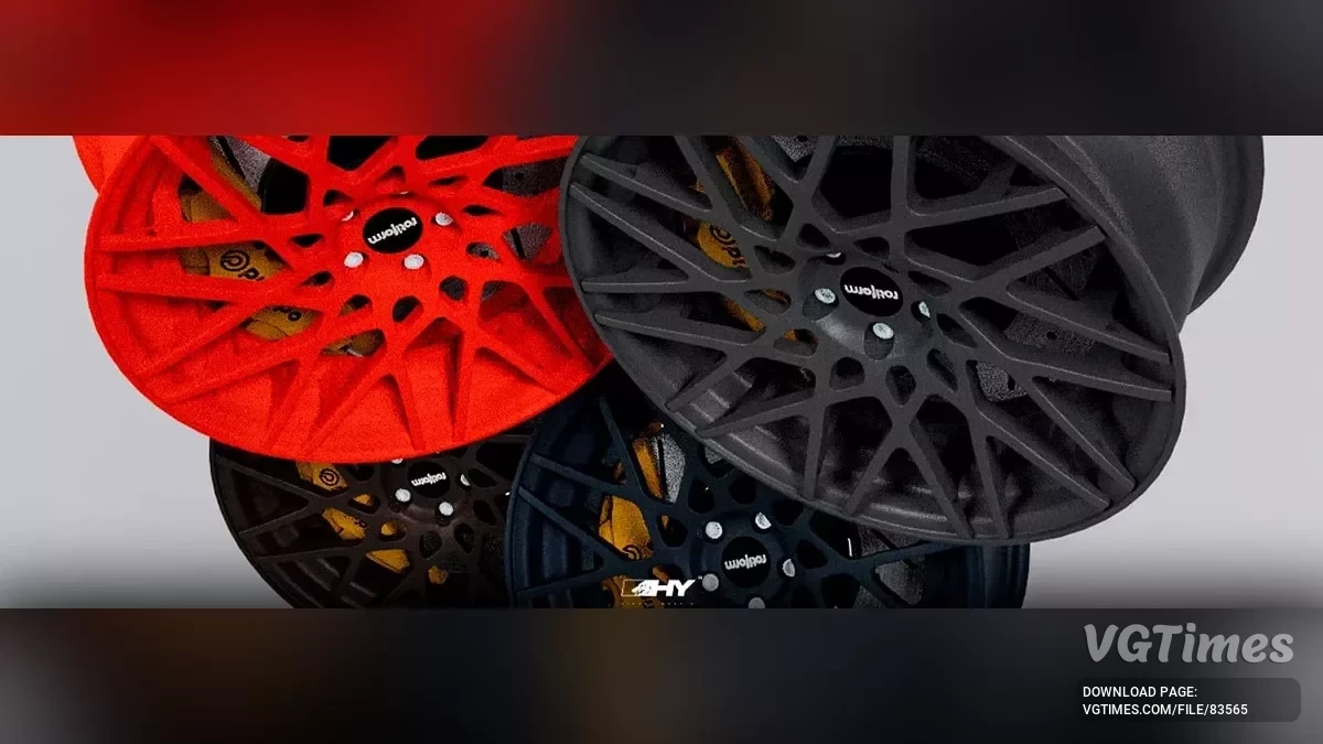 BeamNG.drive — Пак коліс Rotiform BLQ-T v1.0 (0.35.x)