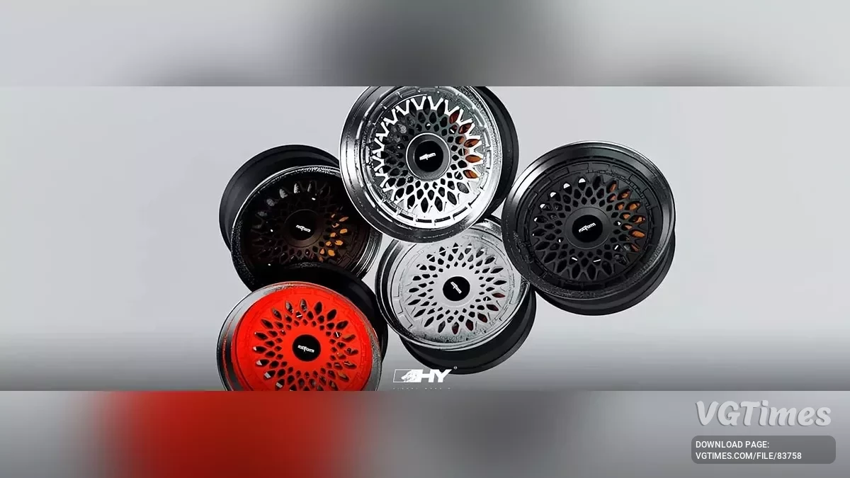 BeamNG.drive — Пак коліс Rotiform LH-R v1.0 (0.35.x)