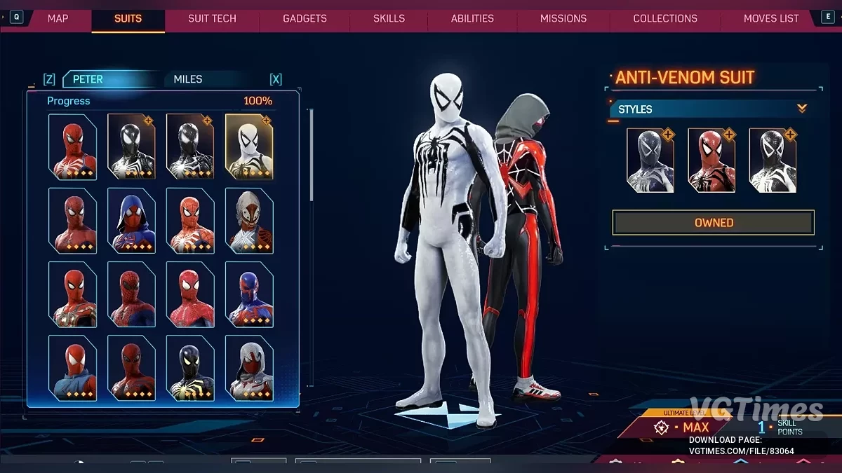 Marvel's Spider-Man 2 — Збереження на 100 відсотків