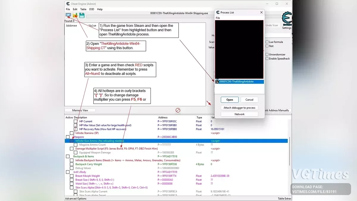 Tabela za Cheat Engine [UPD: 05/06/2025]