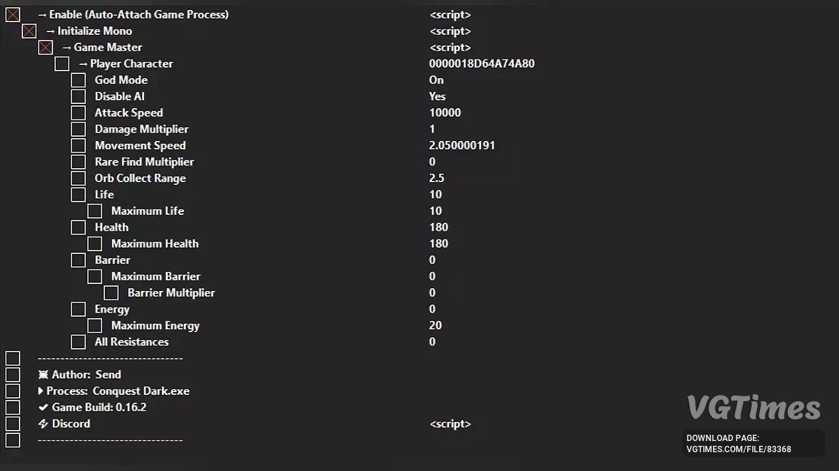 Tabla para Cheat Engine [UPD: 10/05/2025]