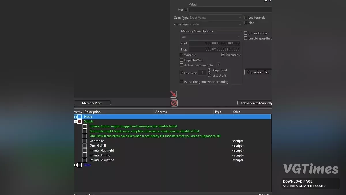 Tabla para Cheat Engine [UPD: 12/05/2025]