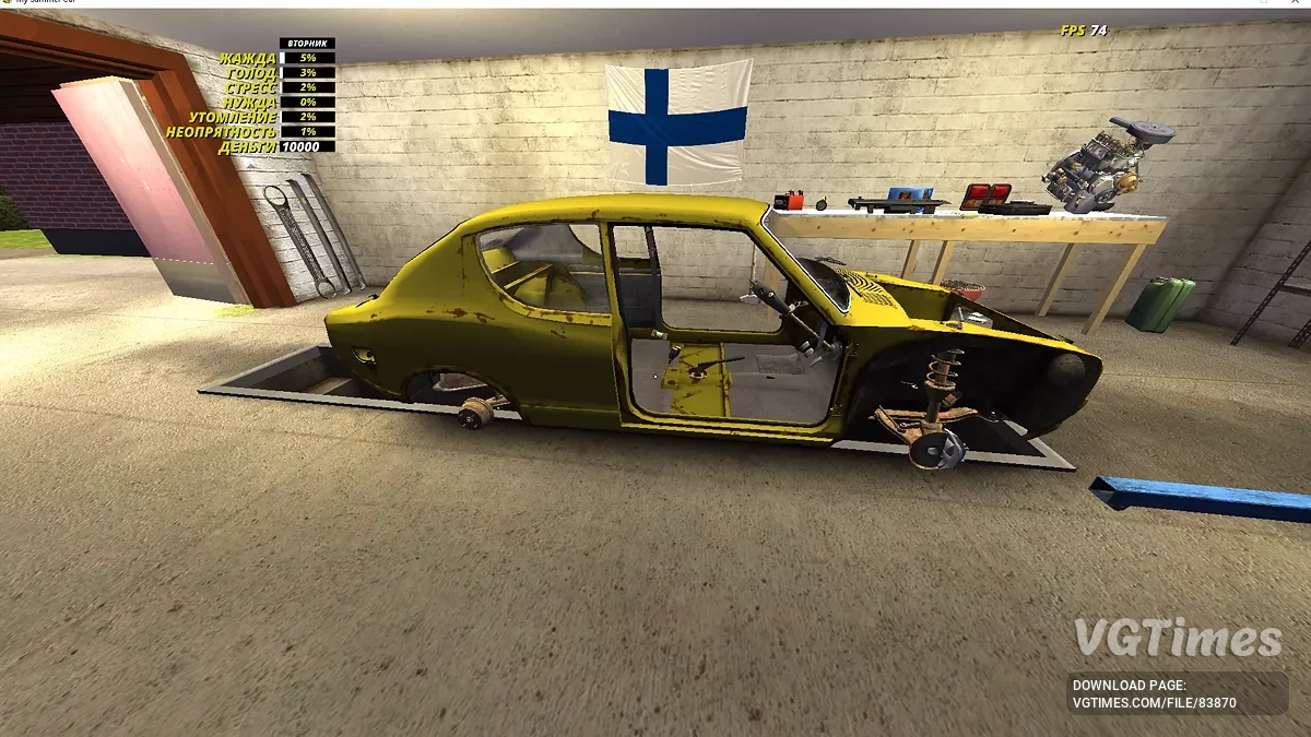 My Summer Car — Yeni başlayanlar için mükemmel başlangıç, motor ve süspansiyon toplandı