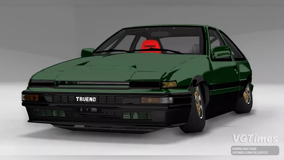BeamNG.drive — Toyota AE86 Sprinter Trueno/Levin v17.6 (0.35.x)