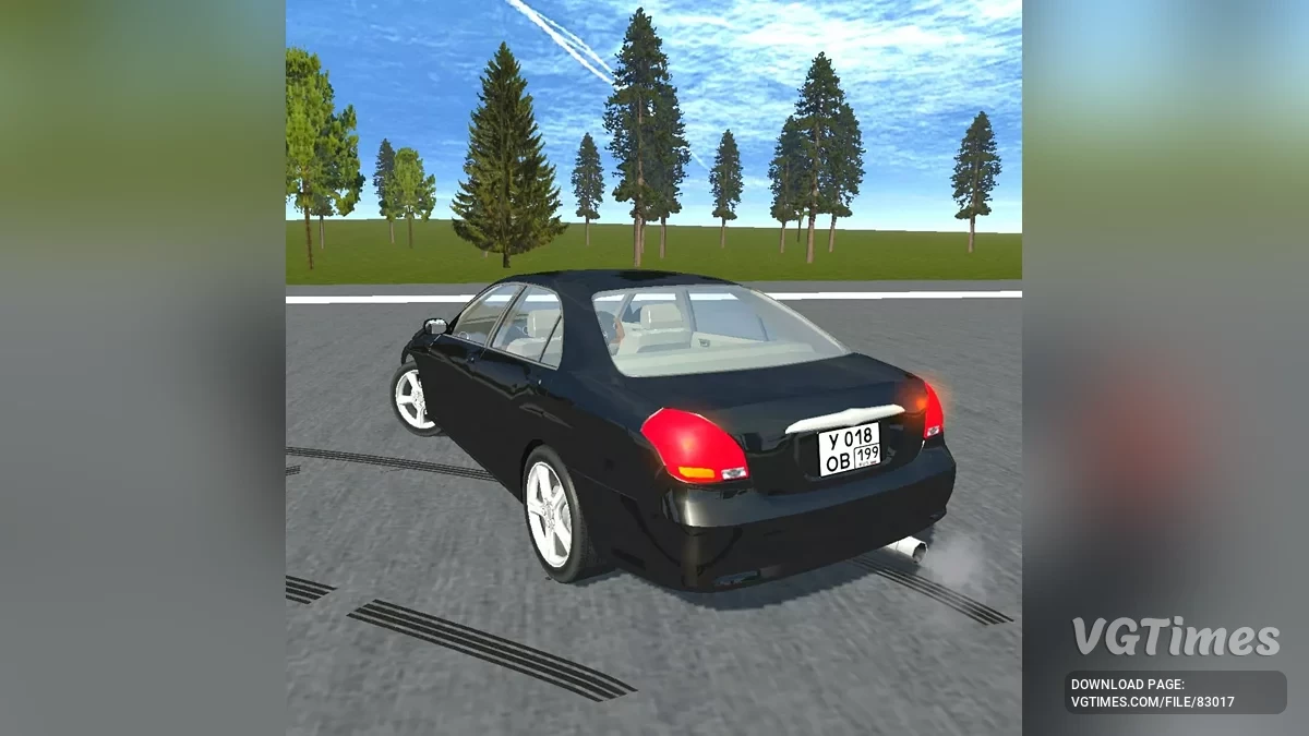 Simple Car Crash Physics Sim — Toyota Verossa
