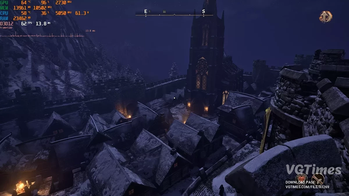 The Elder Scrolls 4: Oblivion Remastered — Zwiększony zasięg oświetlenia