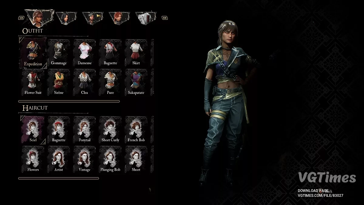 Clair Obscur: Expedition 33 — Todas as roupas desbloqueadas