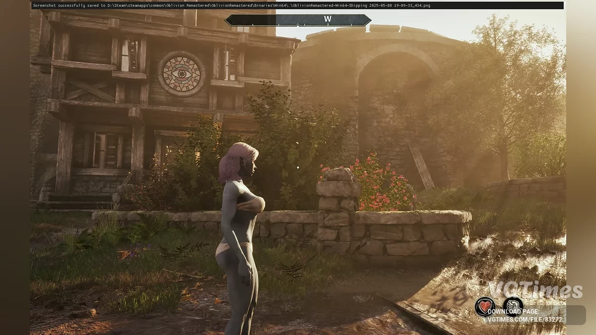 The Elder Scrolls 4: Oblivion Remastered — Kobiece atletyczne ciemne elfy