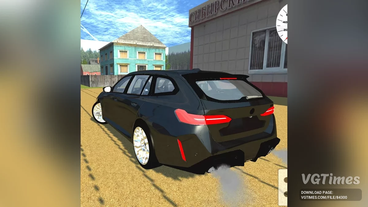 Simple Car Crash Physics Sim — BMW G91 2025
