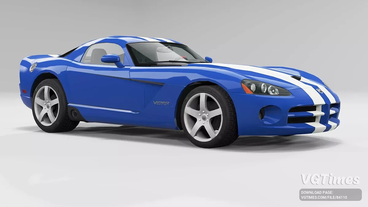 BeamNG.drive — Dodge Viper 2006-2011 v3.0 Yeniden Yapıldı (0.35.x)