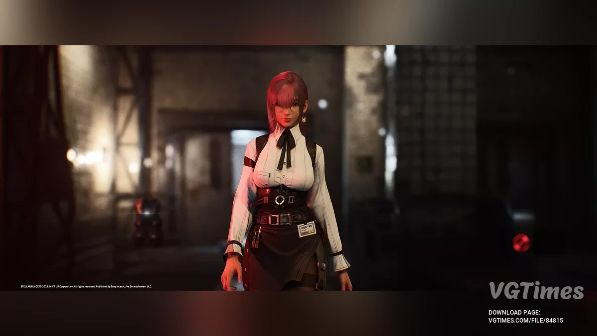 Stellar Blade — Traje y peinado de Yanagi del juego ZZZ