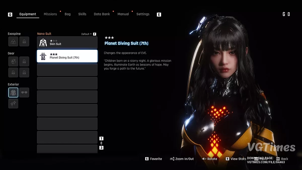 Stellar Blade — Rosto de Tachi
