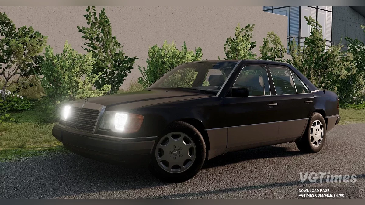 BeamNG.drive — Mercedes-Benz W124 Series v1.0 (0.36.x)
